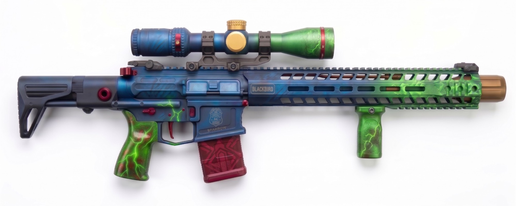 The FLEOA Rifle, full side view